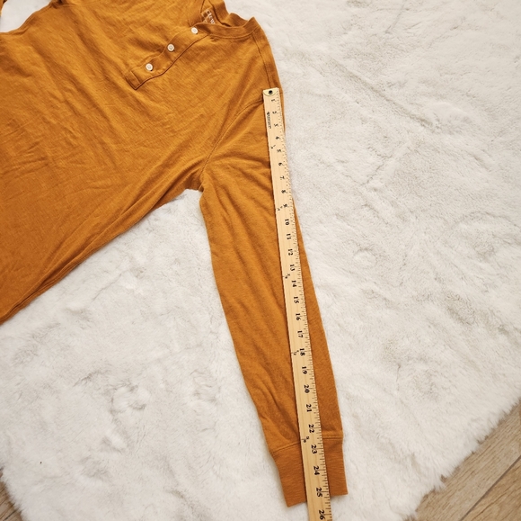 J. Crew Mustard Henley Shirt - Picture 5 of 8